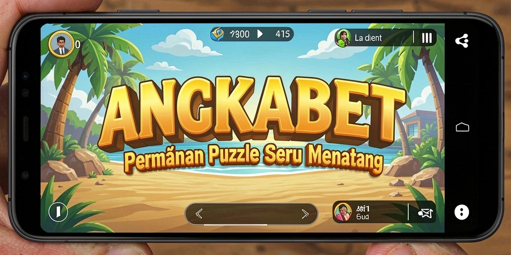 Screenshot utama ANGKABET yang menunjukkan gameplay Puzzle yang menantang.