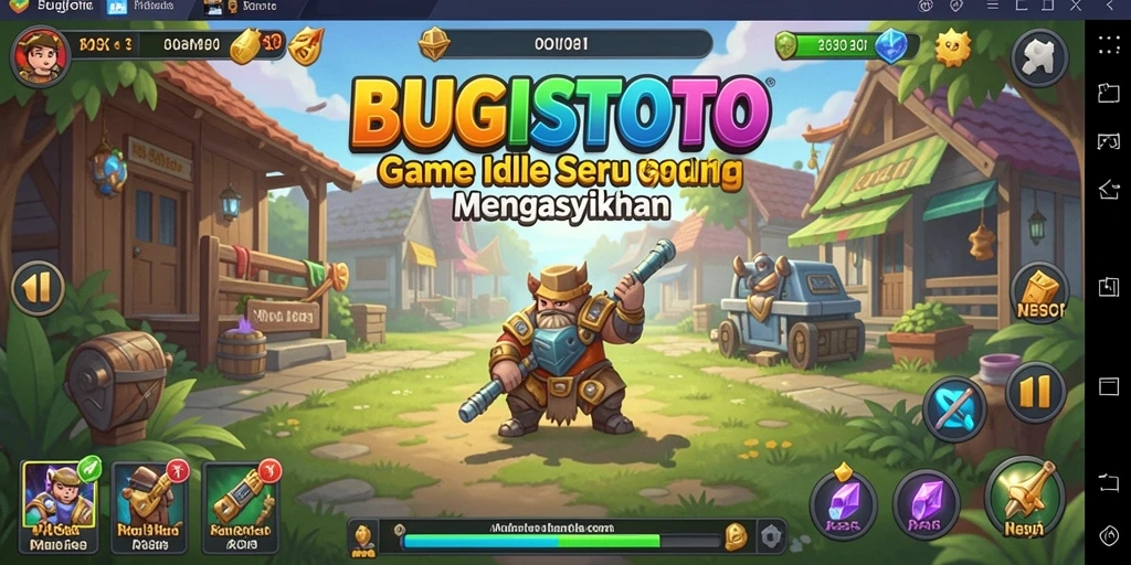 Tampilan gameplay seru dan intuitif dari BUGISTOTO.