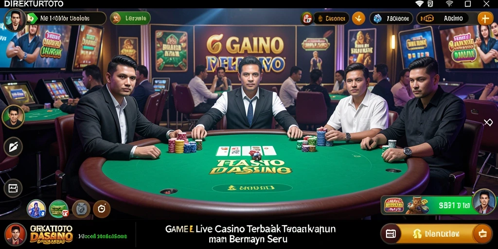Tampilan gameplay seru di DIREKTURTOTO dengan dealer langsung.