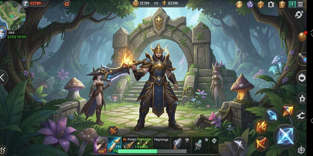 Gameplay menakjubkan di dunia RPG penuh petualangan.
