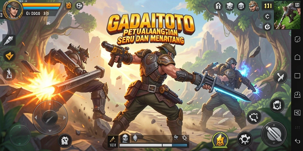 Gameplay menegangkan GADAITOTO dengan aksi seru dan grafis memukau.