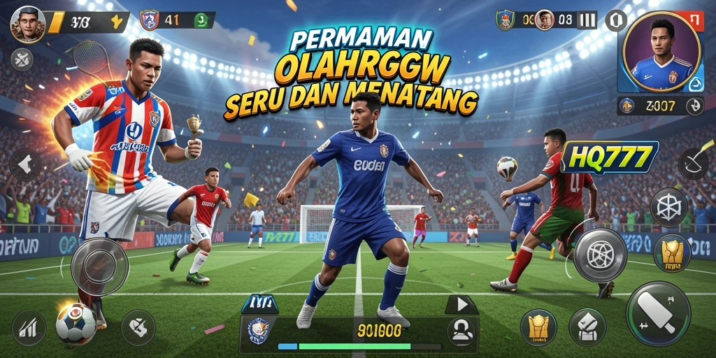 Tampilan gameplay HQ777 yang dinamis dan menarik.