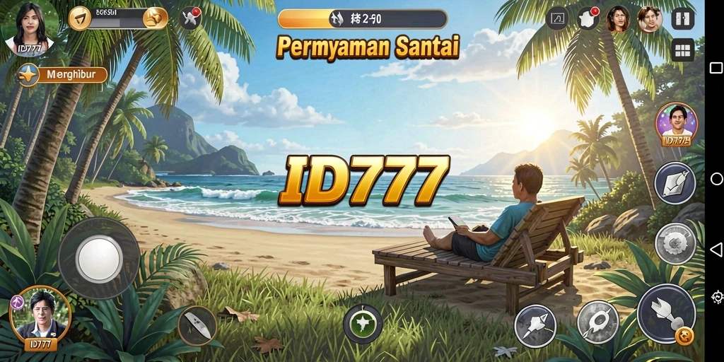 Tampilan gameplay seru dan menarik dari ID777.