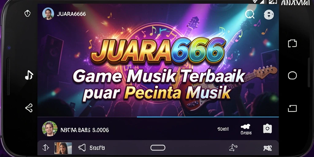 Screenshot JUARA666 menampilkan gameplay musik yang seru dan interaktif.
