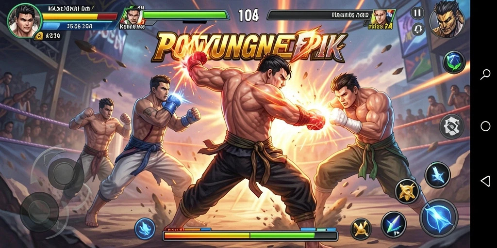 Gameplay K234 yang seru dengan pertarungan intens.