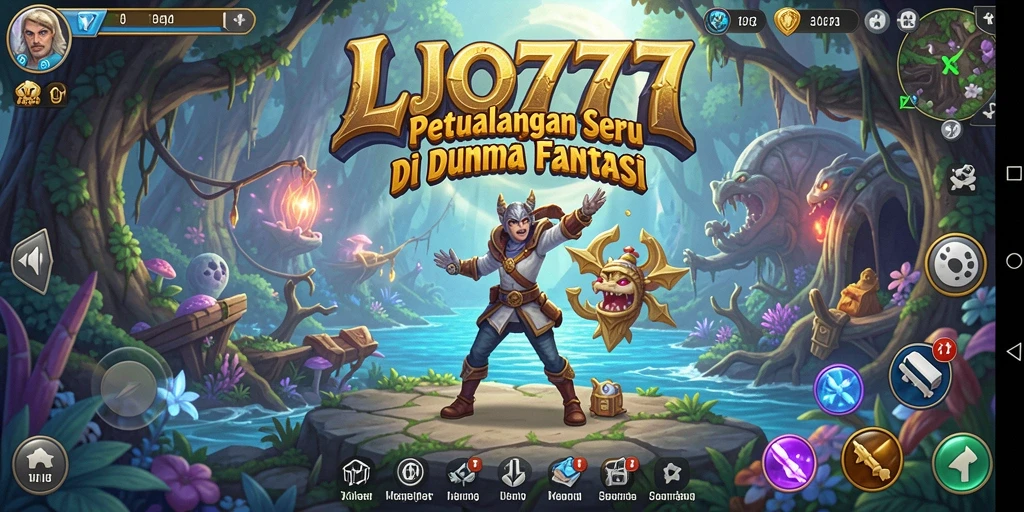 Gameplay LJO777 yang menantang di dunia petualangan yang kaya.