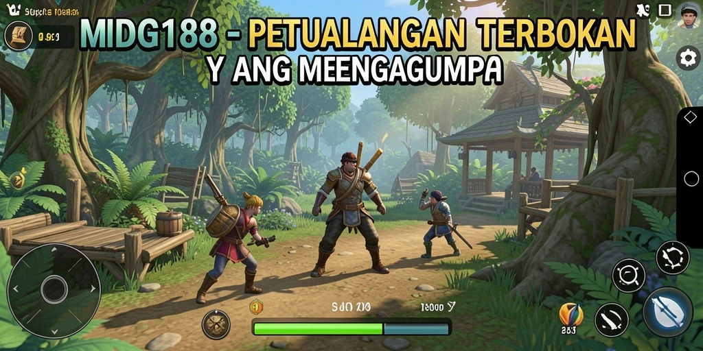 Gameplay MDG188 menunjukkan petualangan seru di dunia terbuka.