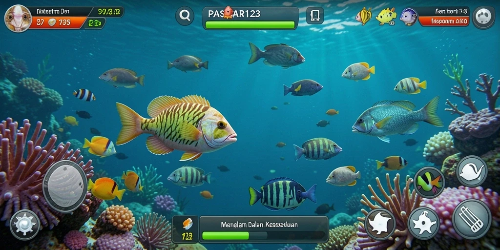 Tangkapan hebat di PASAR123 dengan gameplay Fishing yang seru.
