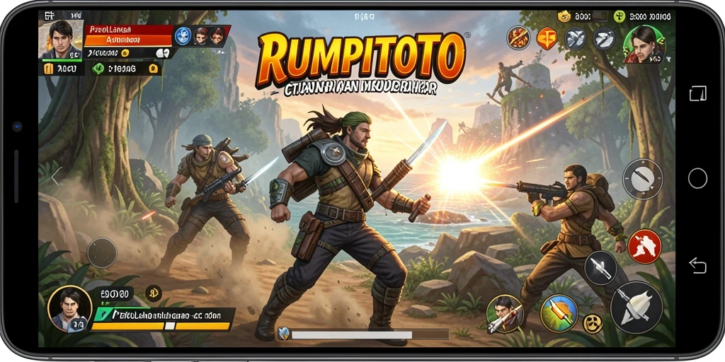 Tampilan gameplay menarik dari RUMPITOTO yang penuh aksi.