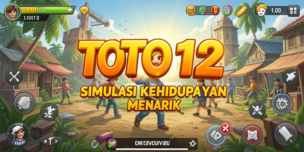 Screenshot menarik yang menunjukkan gameplay interaktif TOTO12.